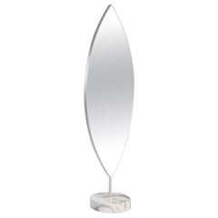 Aglaia Contemporary Mirror in Metal and Marble