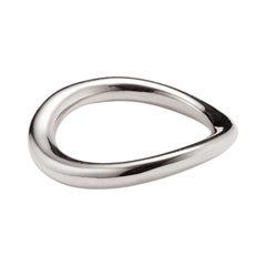 AGMES Medium Sterling Silver Astrid Sculptural Ring