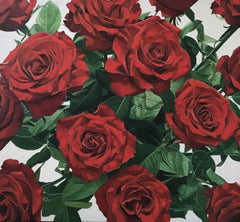Les roses rouges (Le rose rosse), Pittura, Olio su tela