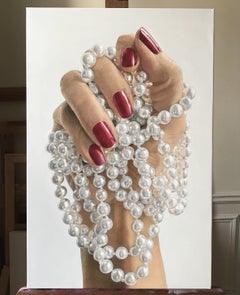 Pearls, Painting, Oil on Canvas
