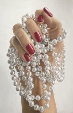 Pearls, Painting, Oil on Canvas