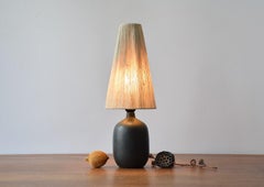 Agne Aronsson Aronson Mid-Century Table Lamp Original Shade, Sweden 1960s