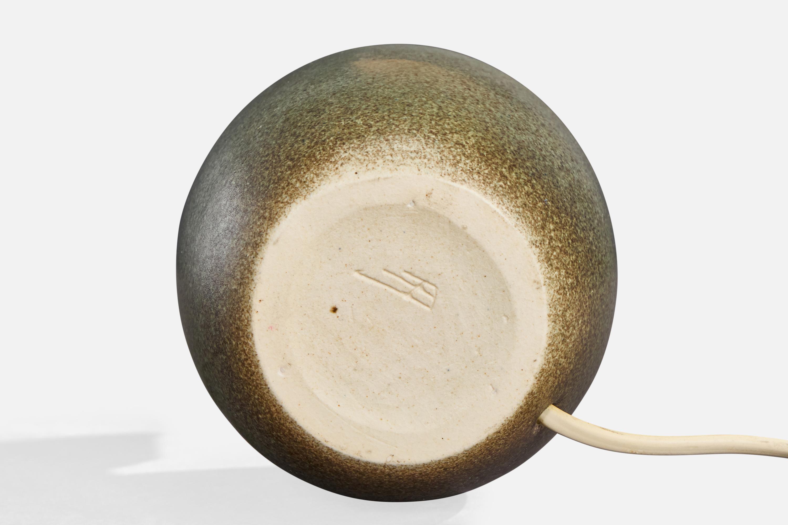 Agne Aronsson, Table Lamp, Ceramic, Sweden, 1960s For Sale 5