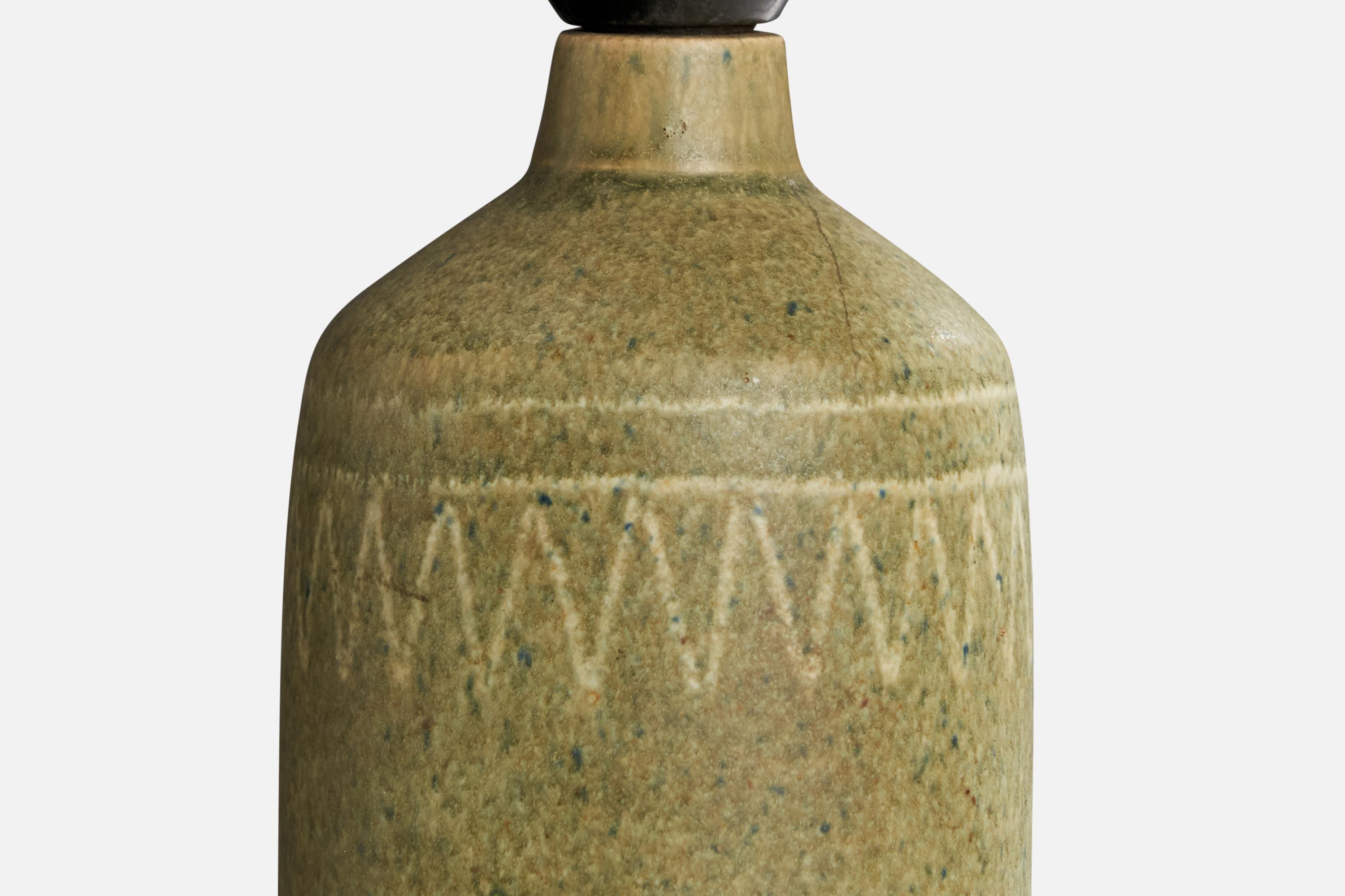 Fin du 20e siècle Agne Aronsson, lampe de bureau, grès, Suède, années 1970 en vente