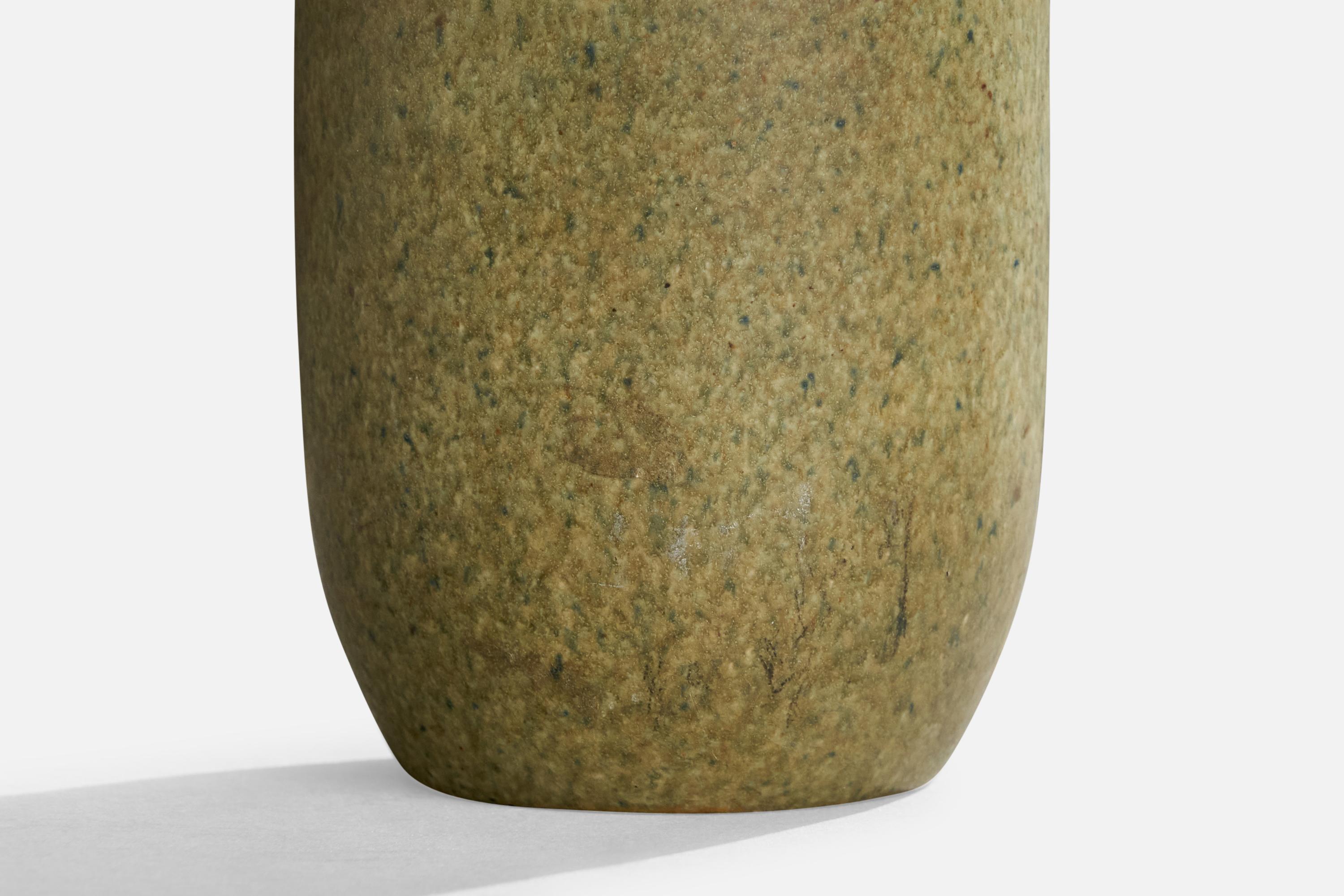 Grès Agne Aronsson, lampe de bureau, grès, Suède, années 1970 en vente