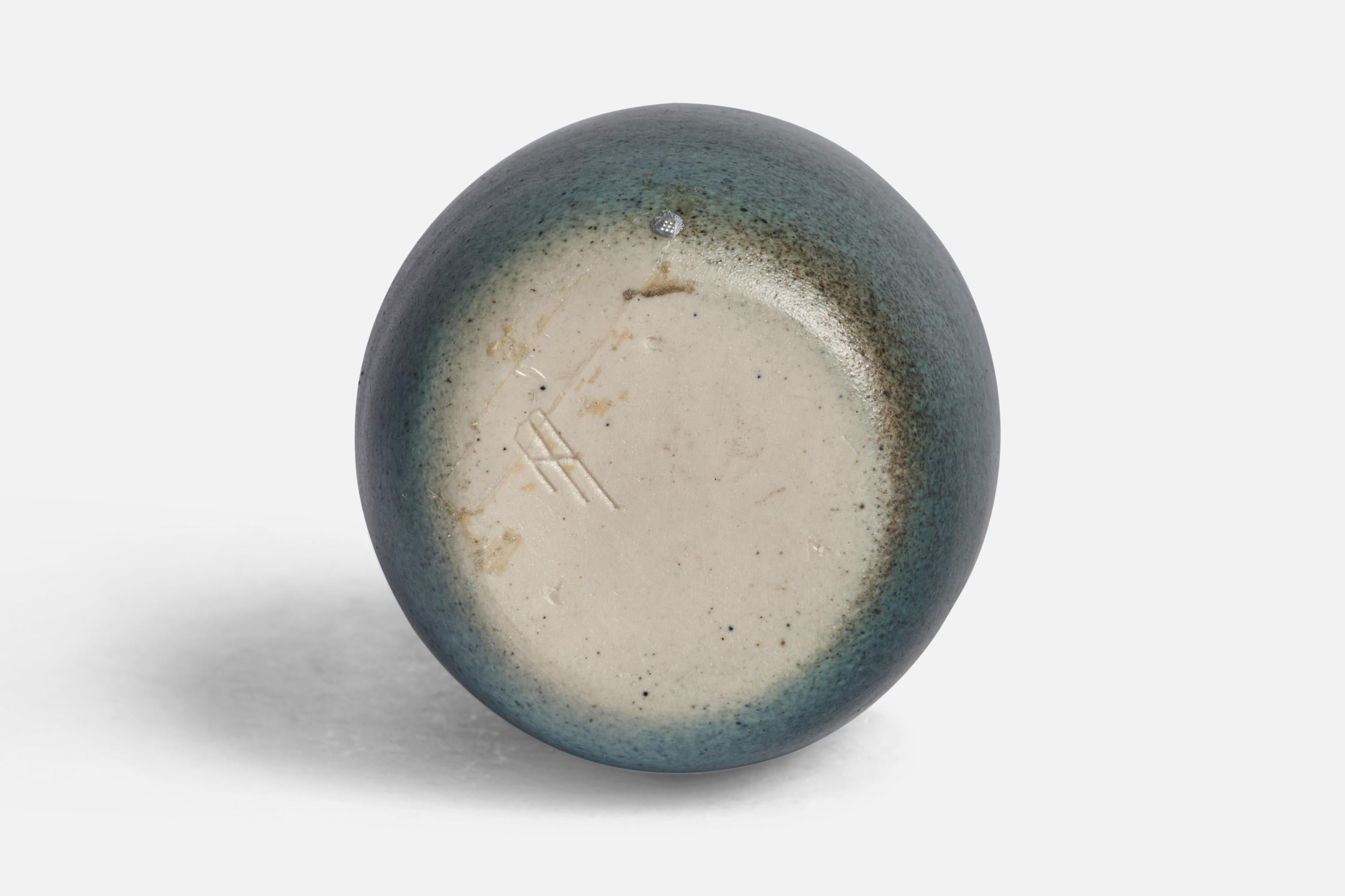 Metà XX secolo Agnes Aronsson, Vaso, Gres, Svezia, anni '1960 in vendita