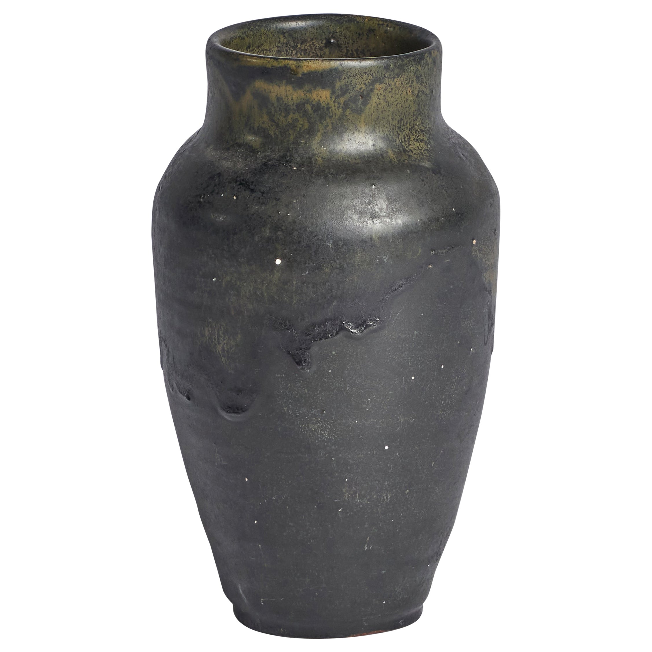 Agne Aronsson, Vase, Steingut, Schweden, 1970er Jahre