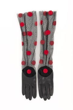 Agnelle dotted gloves
