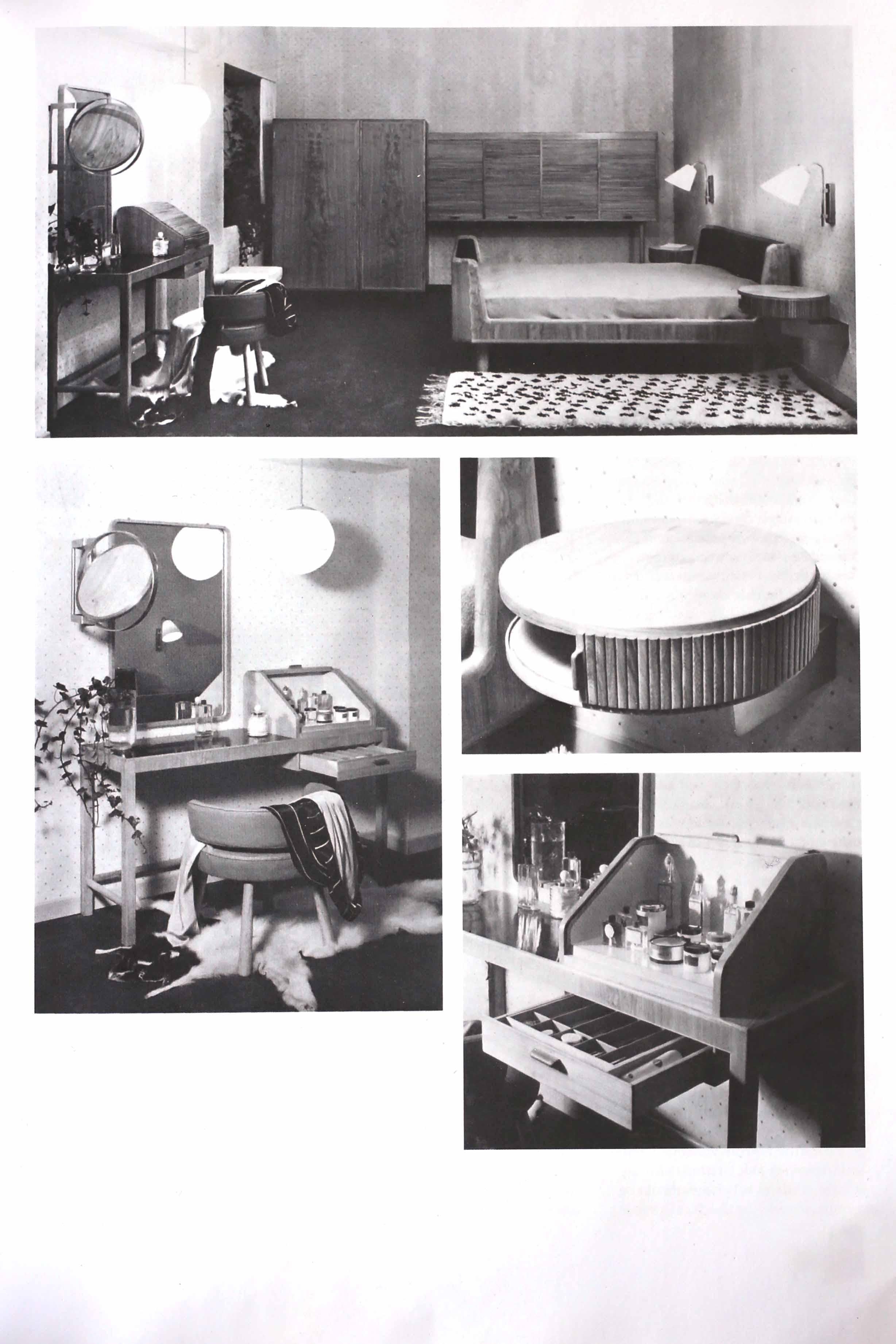 Pelle Agner Christoffersen Elm Dressing suite, 1936 in vendita
