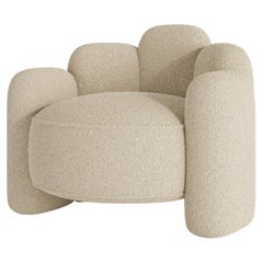 Agnes Armchair Champagne Bouclé