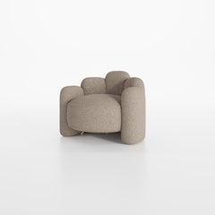 Agnes Armchair Taupe Bouclé