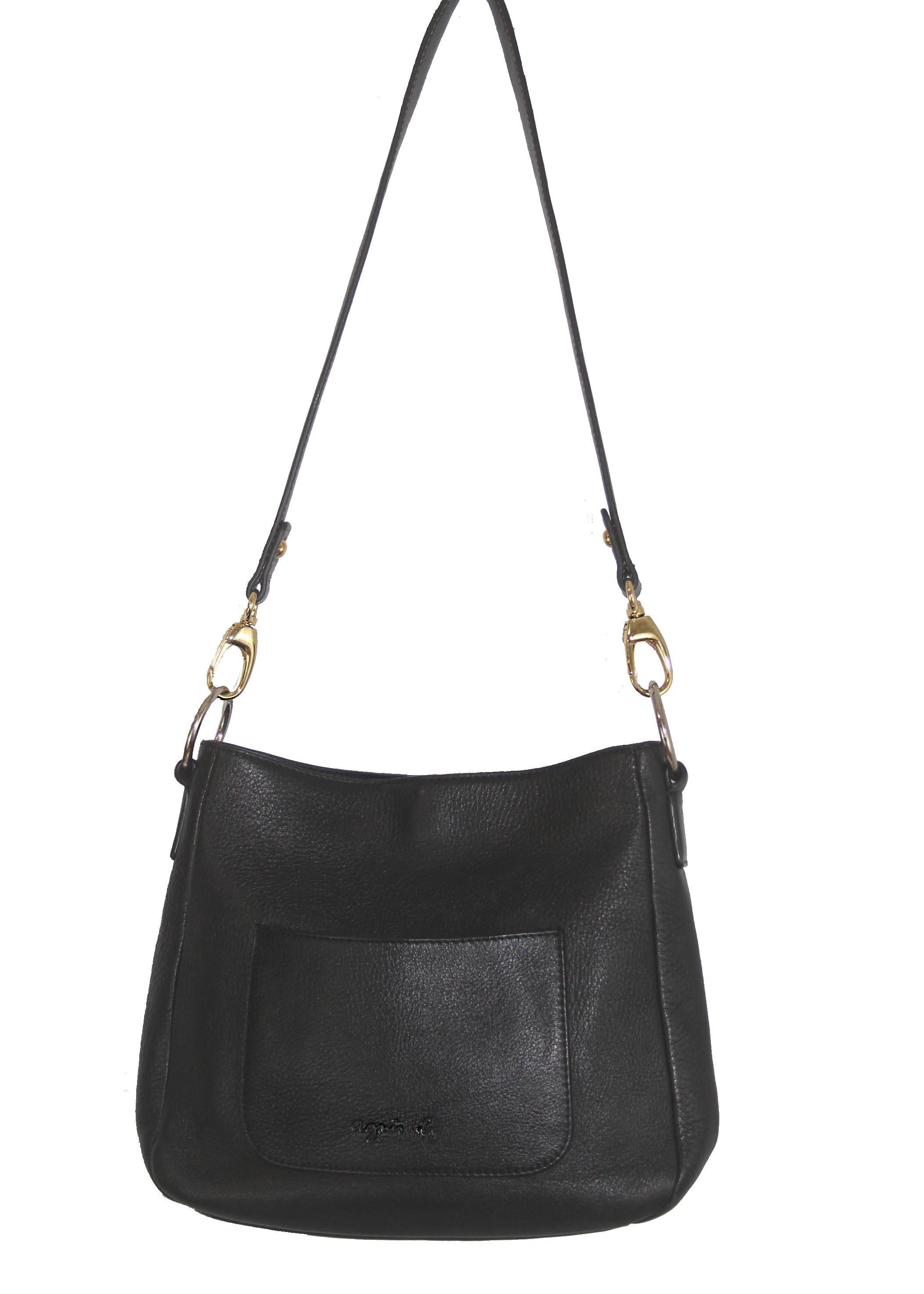 agnes b leather bag