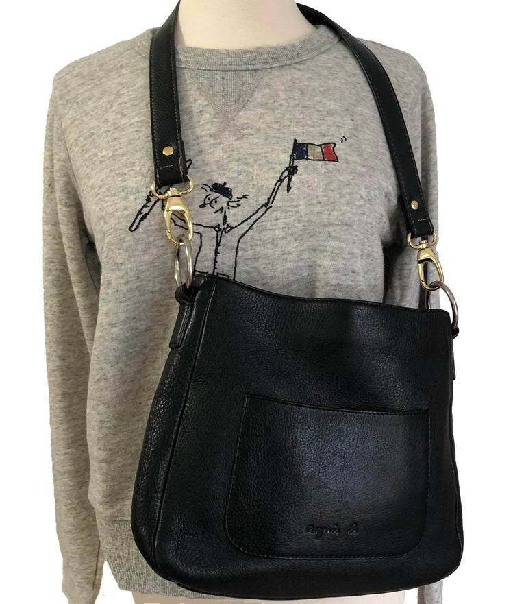 Agnès b. Paris signature city tote leather handbag at 1stDibs agnes b
