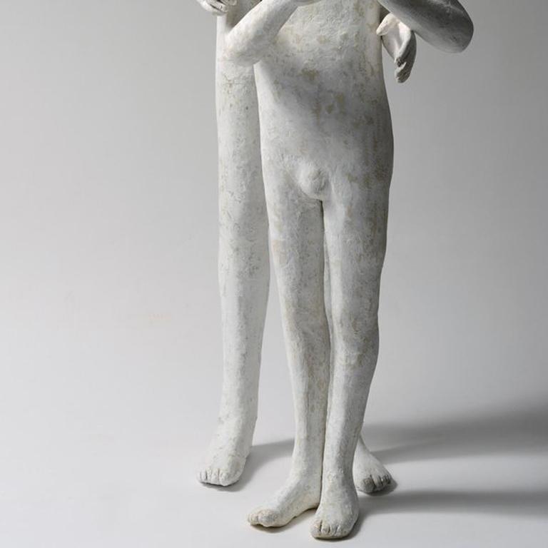 2 Frères (Younger Brother) - Contemporary Sculpture by Agnes Baillon