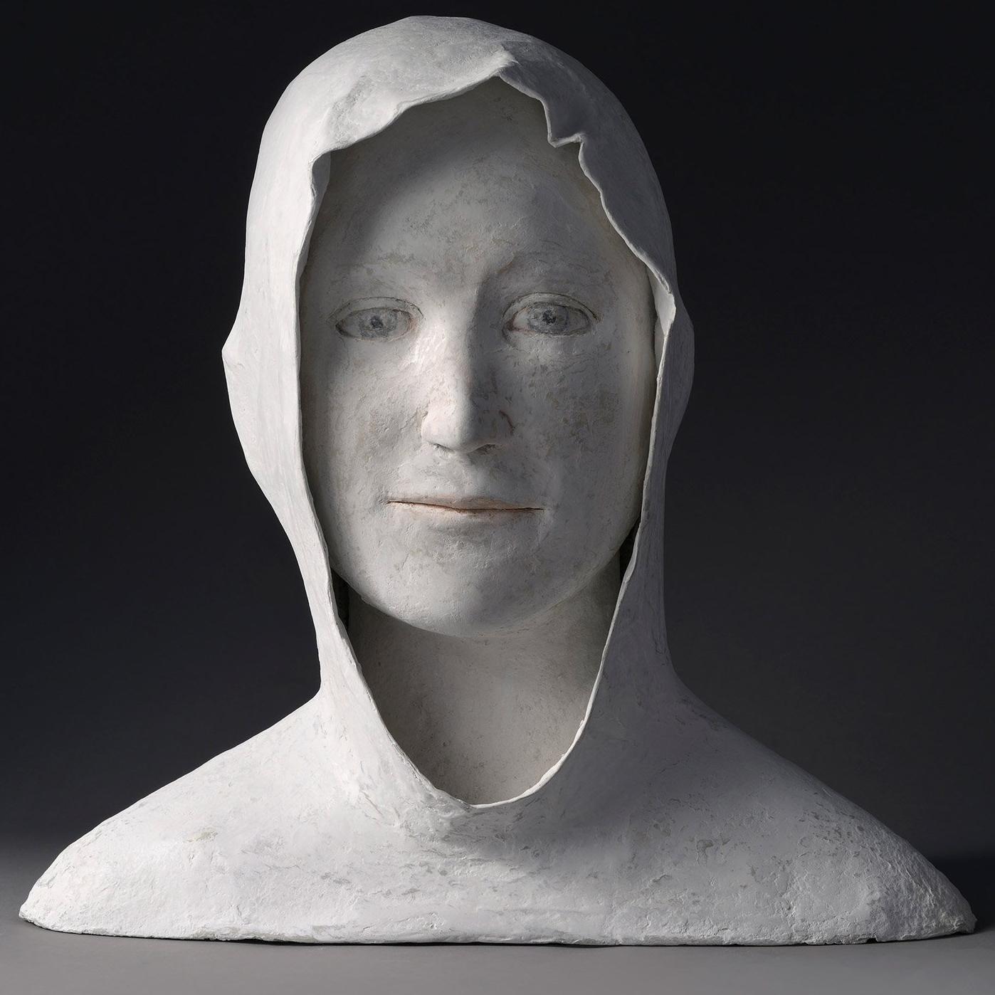 Grand Buste de Jeune - Sculpture by Agnes Baillon