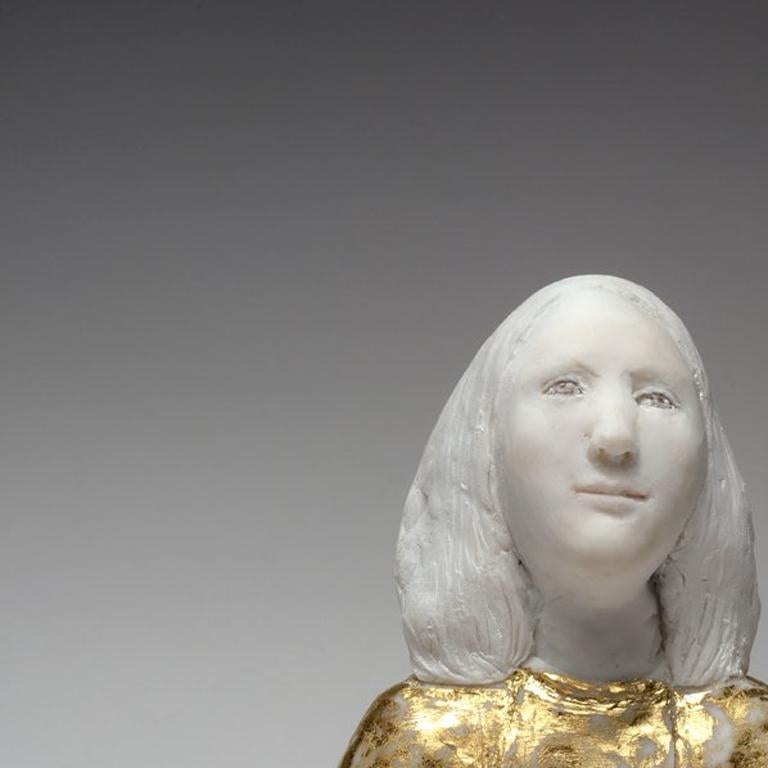 Petit cri du coeur - Sculpture by Agnes Baillon