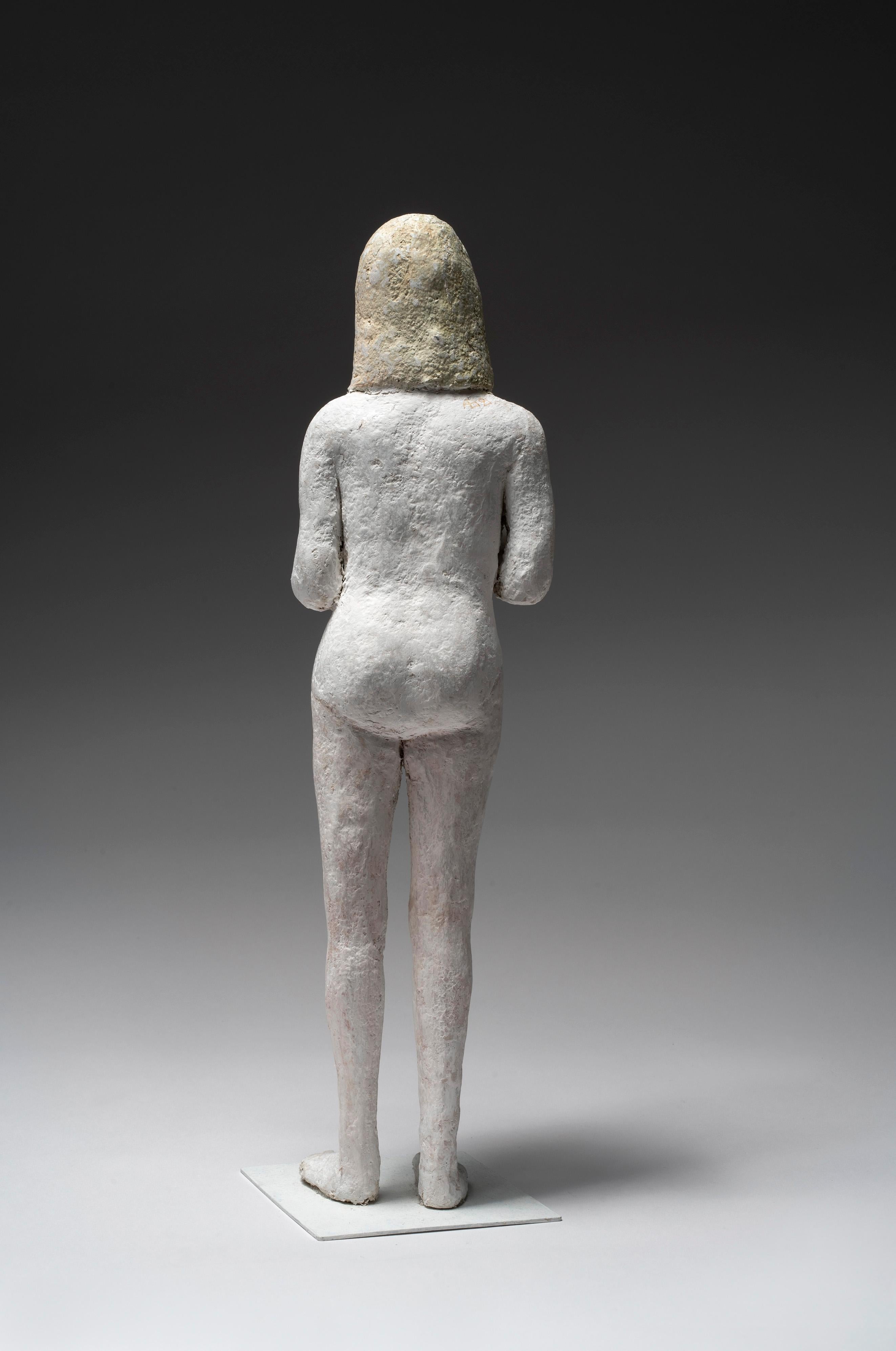 Figure féminine debout : « Nageuse Embrassee » - Contemporain Sculpture par Agnes Baillon