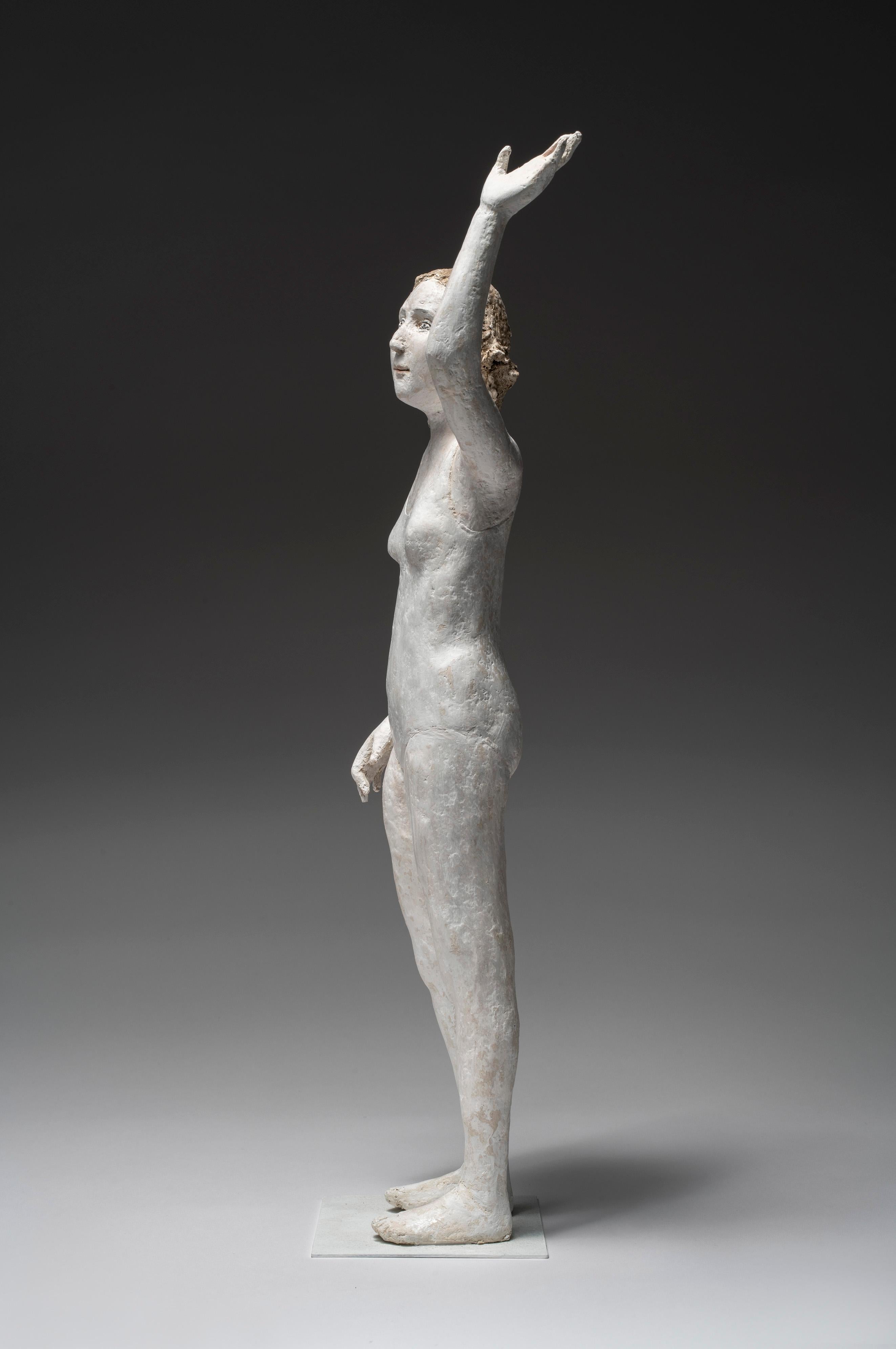 Standing figure: 'Nageuse vedette' - Sculpture by Agnes Baillon