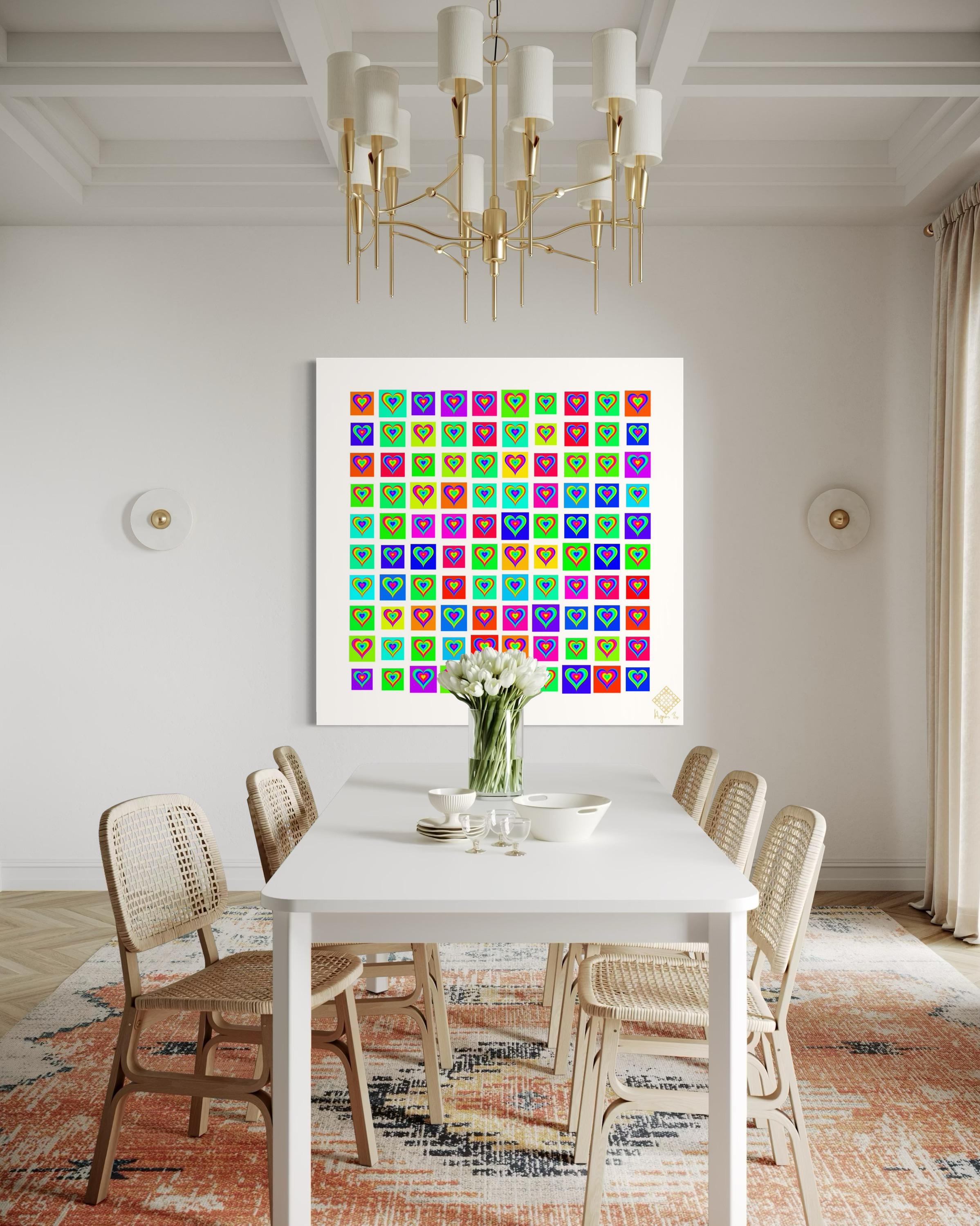 100 corazones arco iris en venta 5