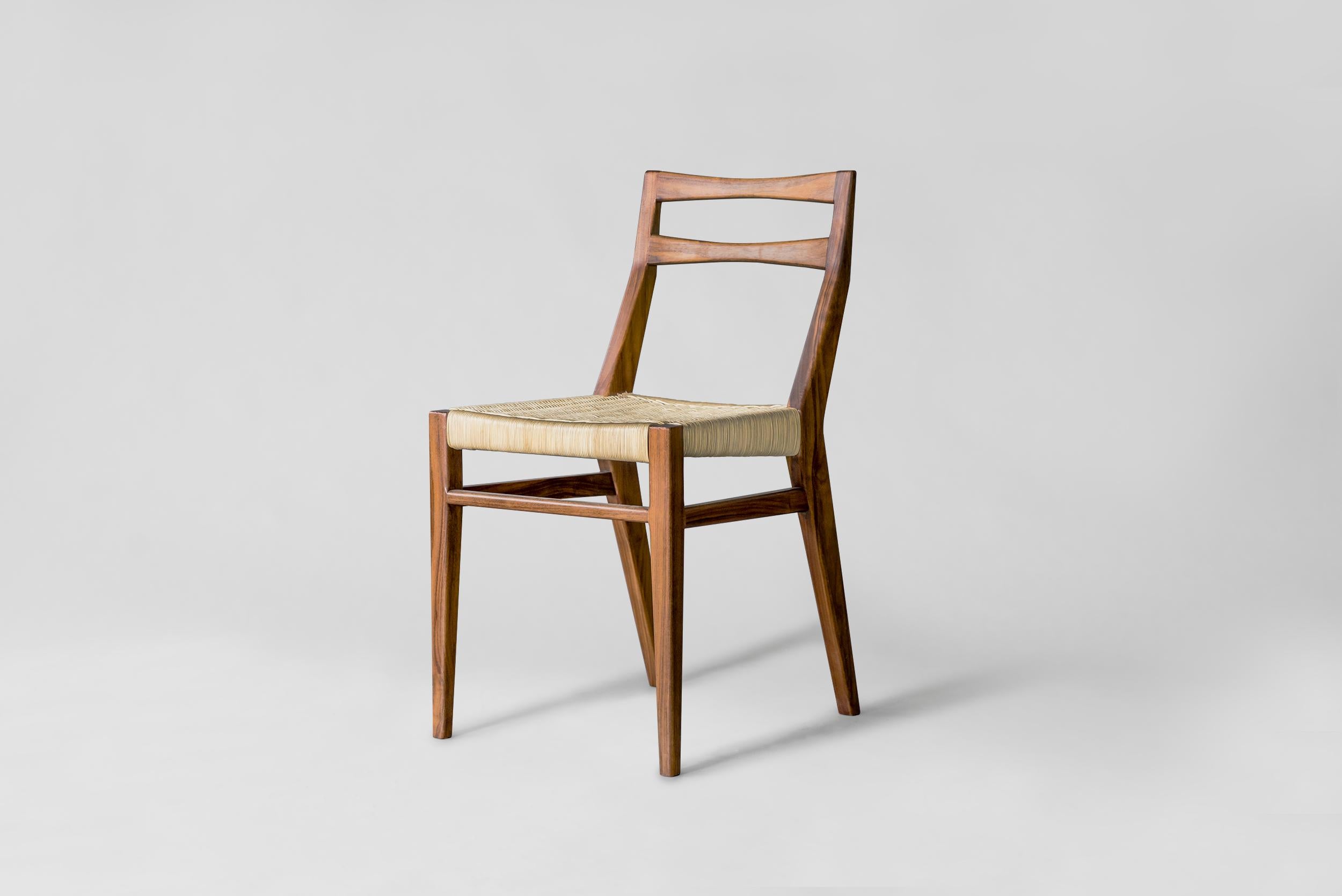 Agnes dining chair by Atra Design
Dimensions: D 44.9 x W 41.9 x H 82 cm
Materials: mahogany, rattan
Available in rattan or rope seat.

Atra Design
We are Atra, a furniture brand produced by Atra form a mexico city–based high end production