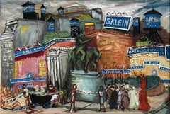 "Union Square" NYC American Scene Social Realism Modernism WPA Mid-20th Century