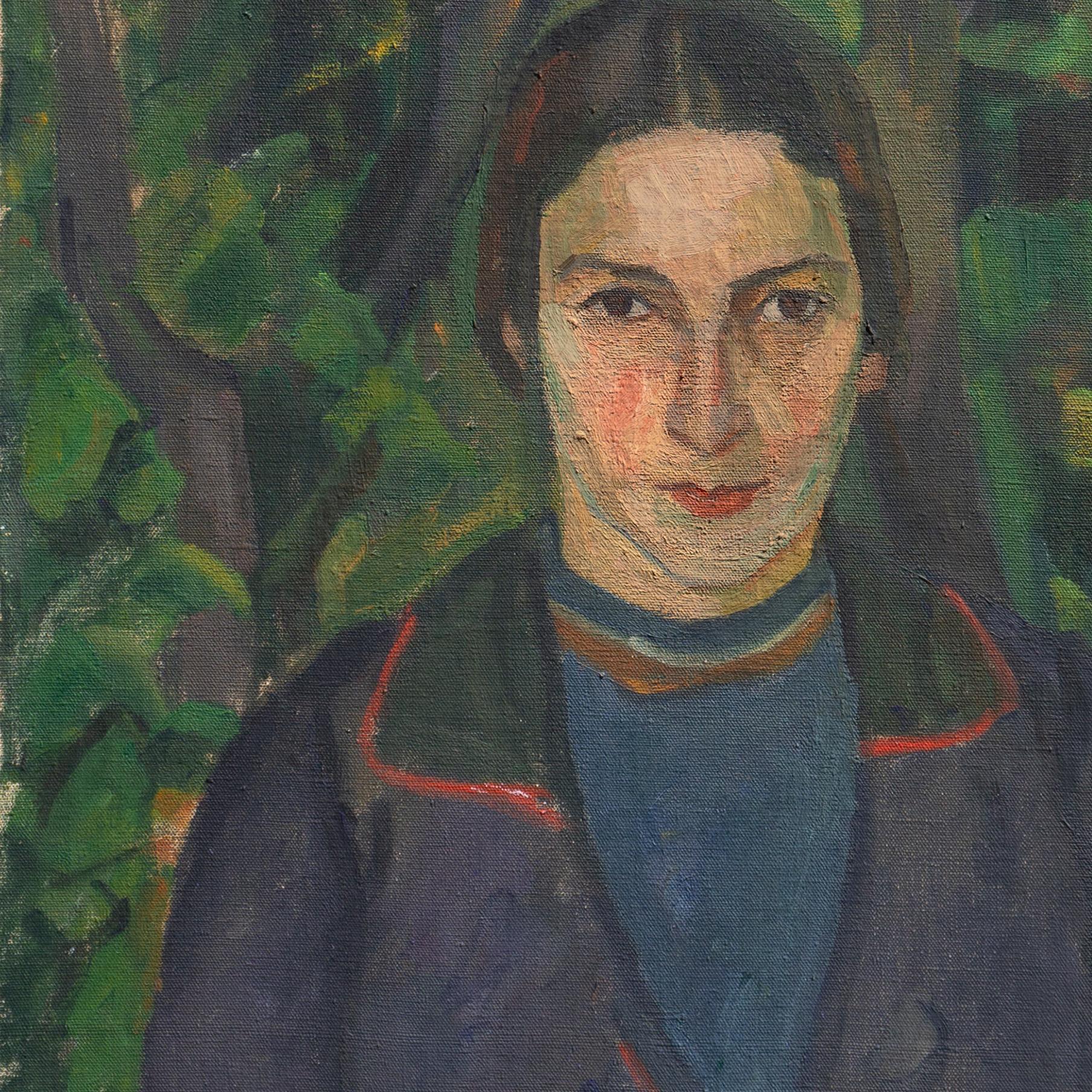 Ritratto di una giovane donna, Bretonne, Bretagna, Francia, Accademia Reale Danese in vendita 2