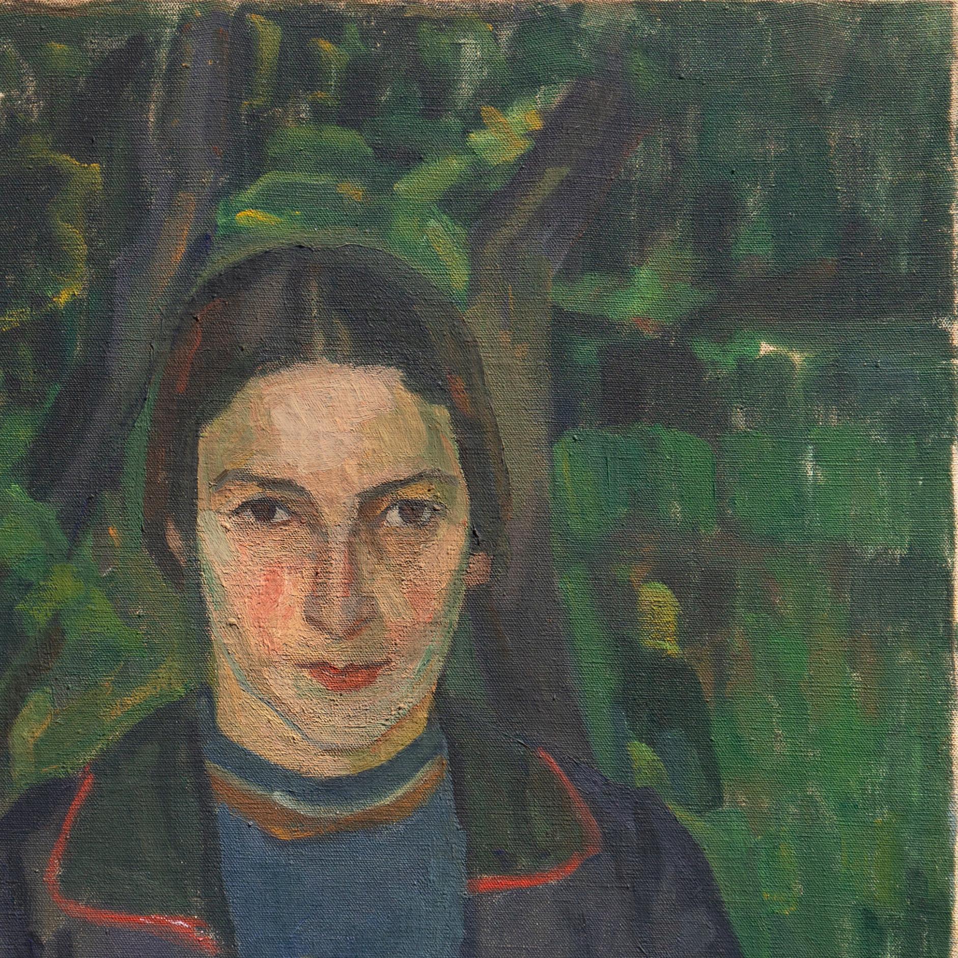 Ritratto di una giovane donna, Bretonne, Bretagna, Francia, Accademia Reale Danese in vendita 4