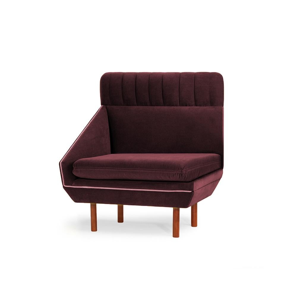 Portuguese Agnes M Modular Couch Right/Left Arm For Sale