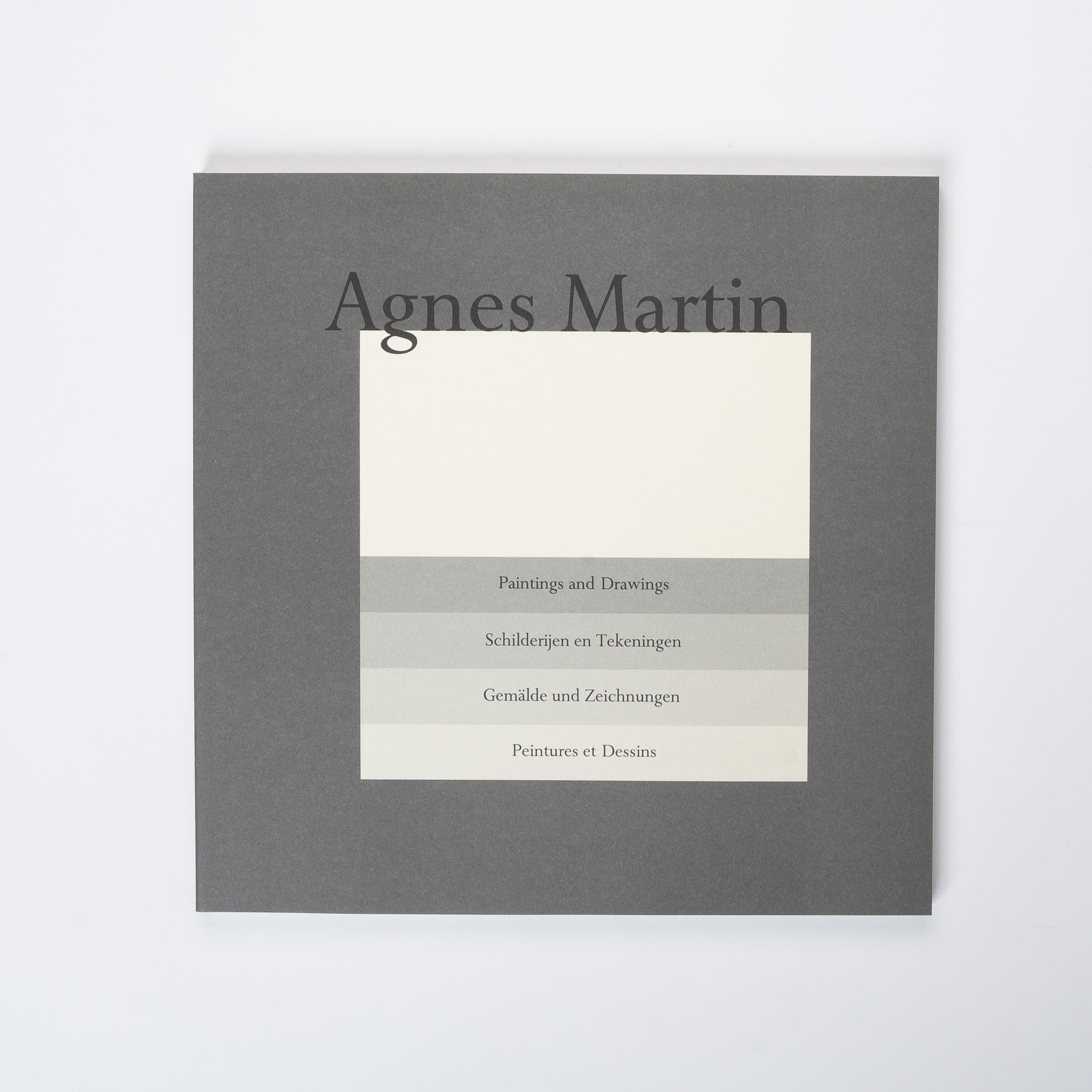Agnes Martin, ensemble de 3 lithographies de Sans titre (d'après peintures et dessins)