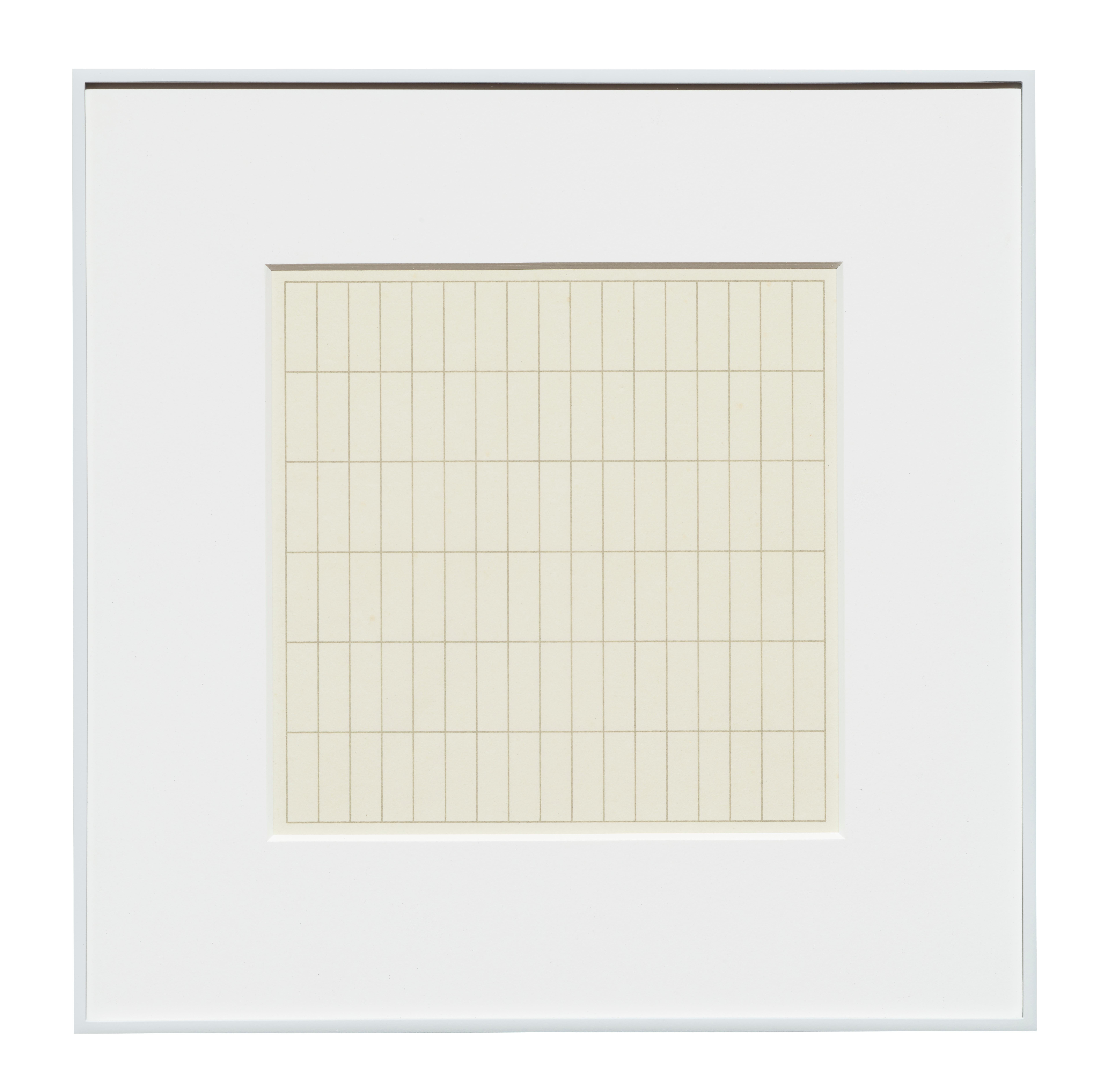 On A Clear Day - Print by Agnes Martin