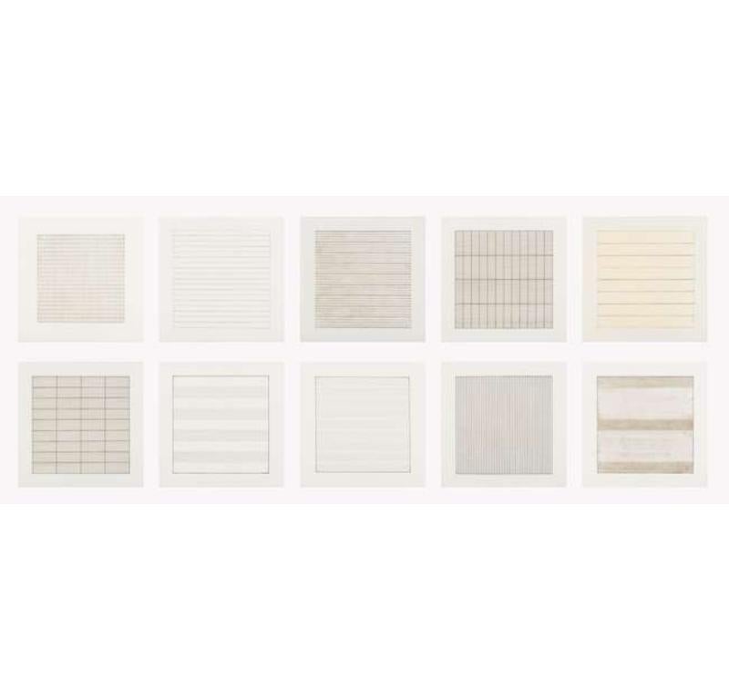 Dipinti e disegni di Agnes Martin 1974-1990 (Stedelijk), 1991 in vendita 1