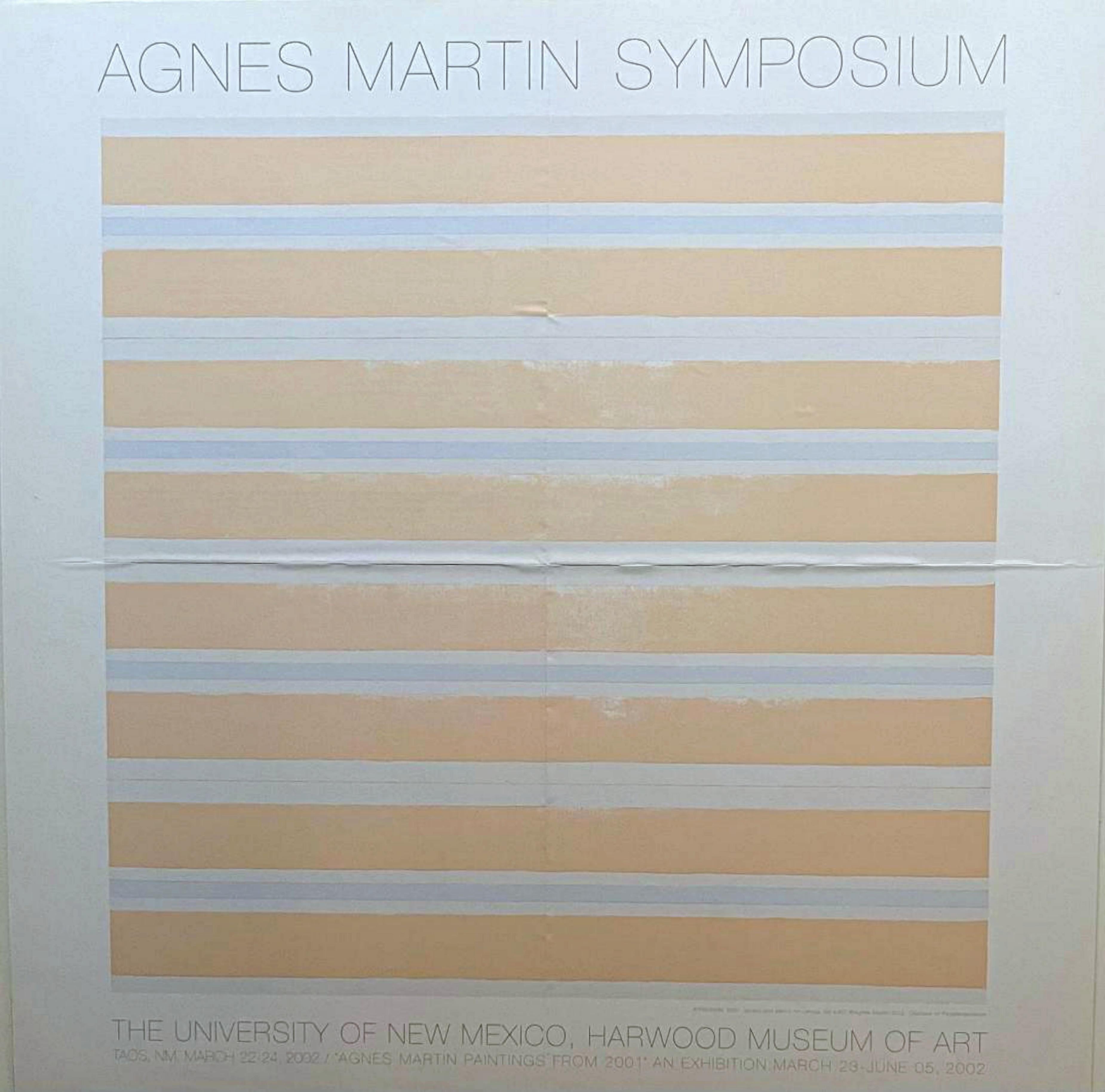 Agnes Martin Abstract Print - Symposium