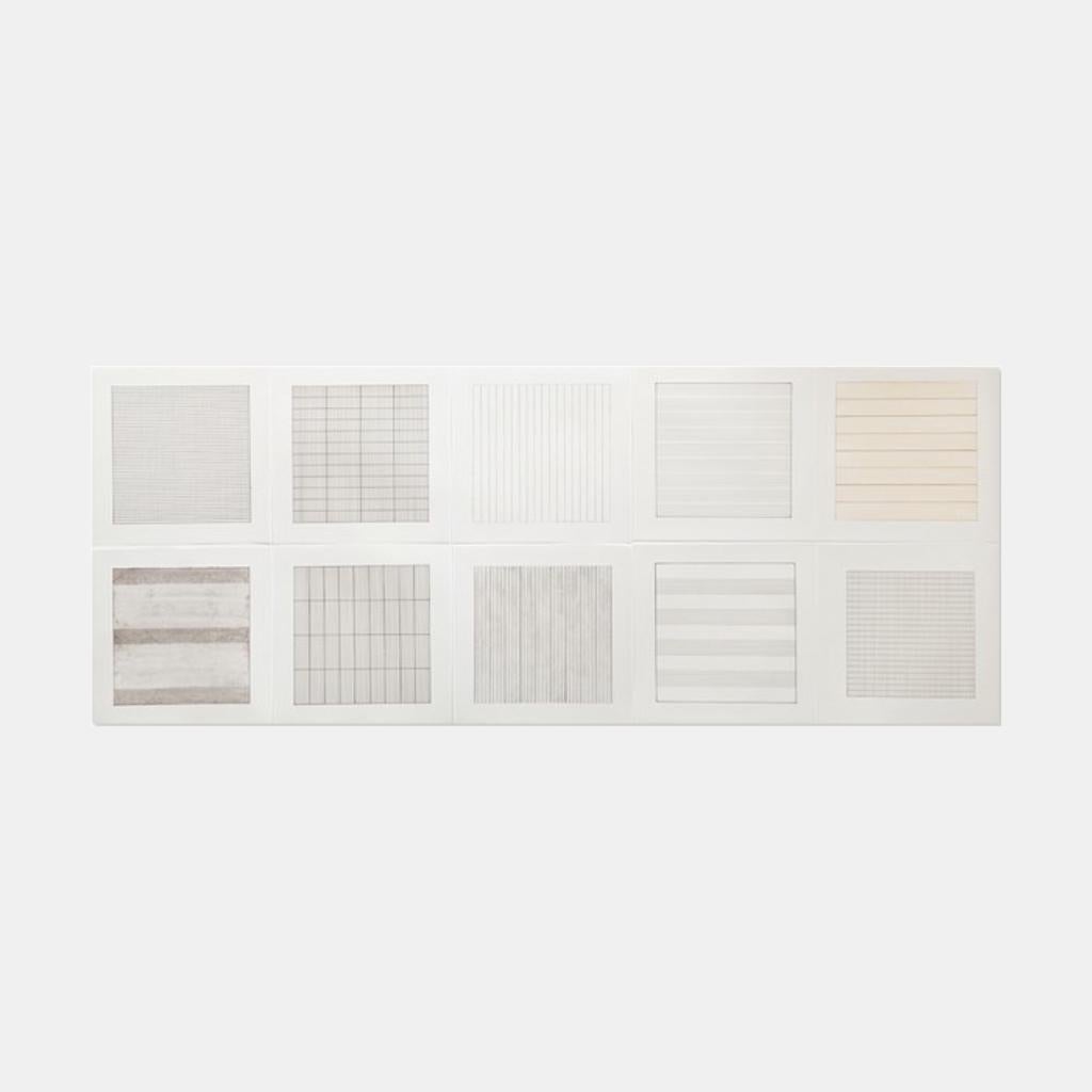 Untitled (from Paintings and Drawings: 1974-1990) - Print by Agnes Martin