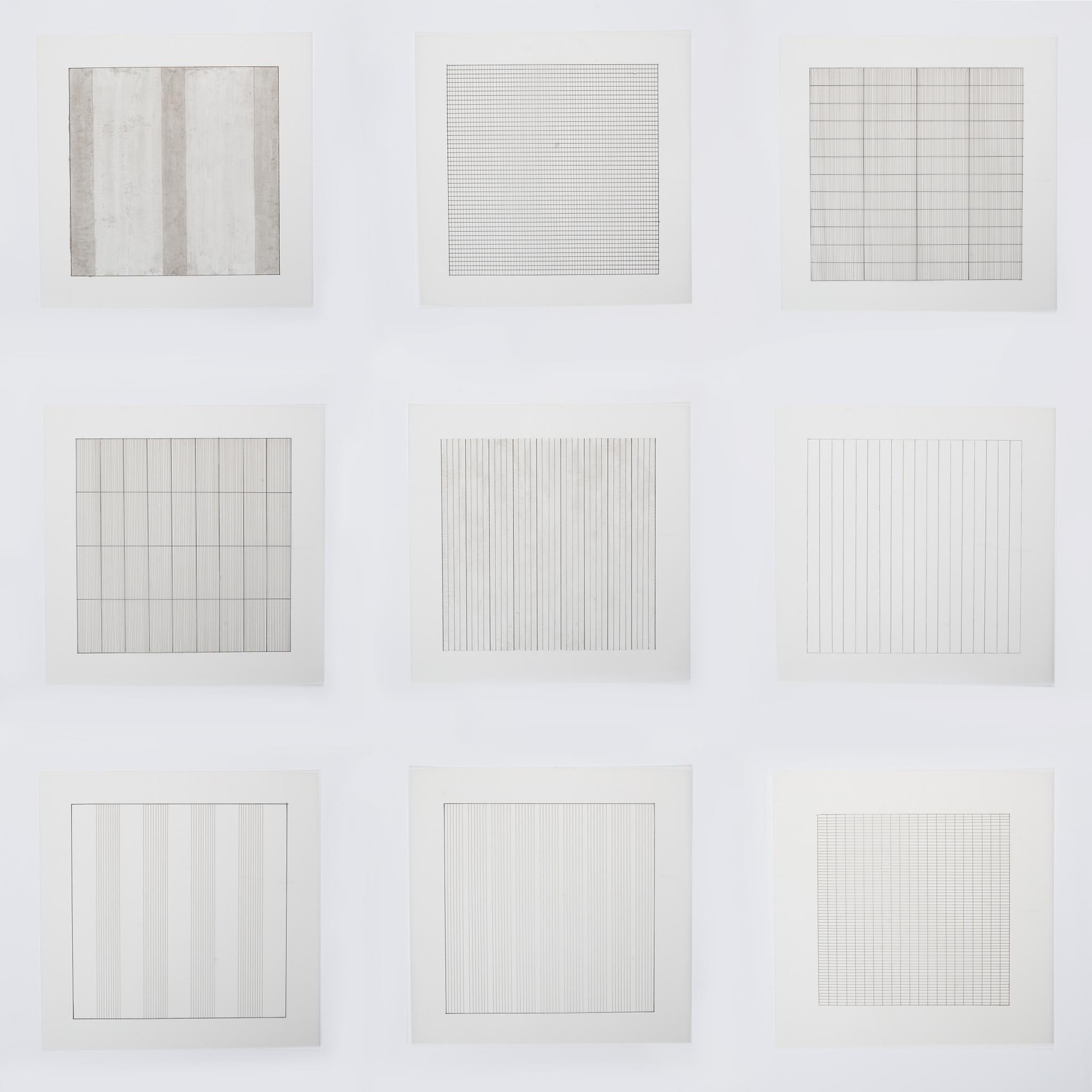 Untitled (from Paintings and Drawings: 1974-1990) - Contemporary Print by Agnes Martin