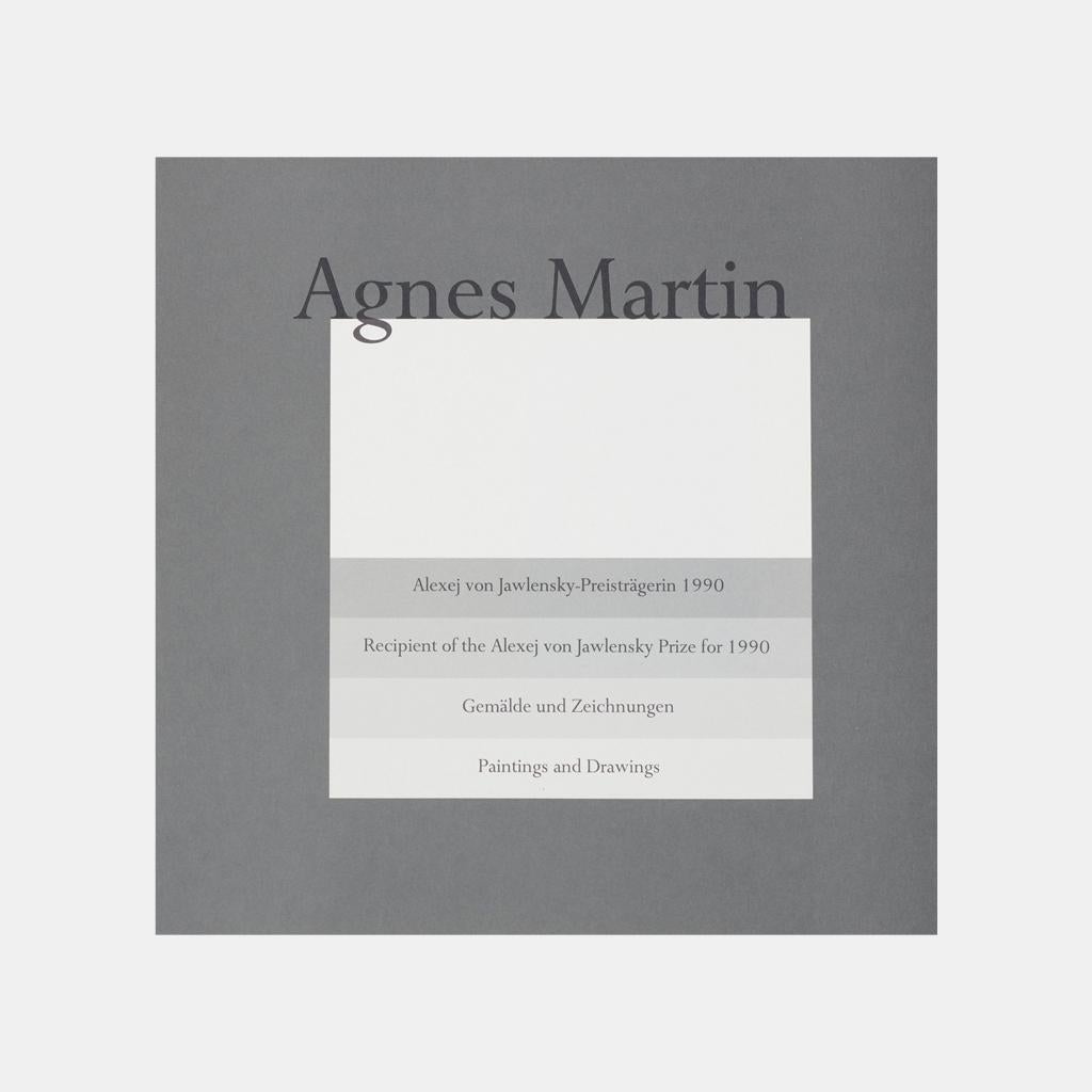 Agnes Martin Print – Ohne Titel (aus Gemälden und Zeichnungen: 1974-1990) Portfolio von zehn Lithografien 