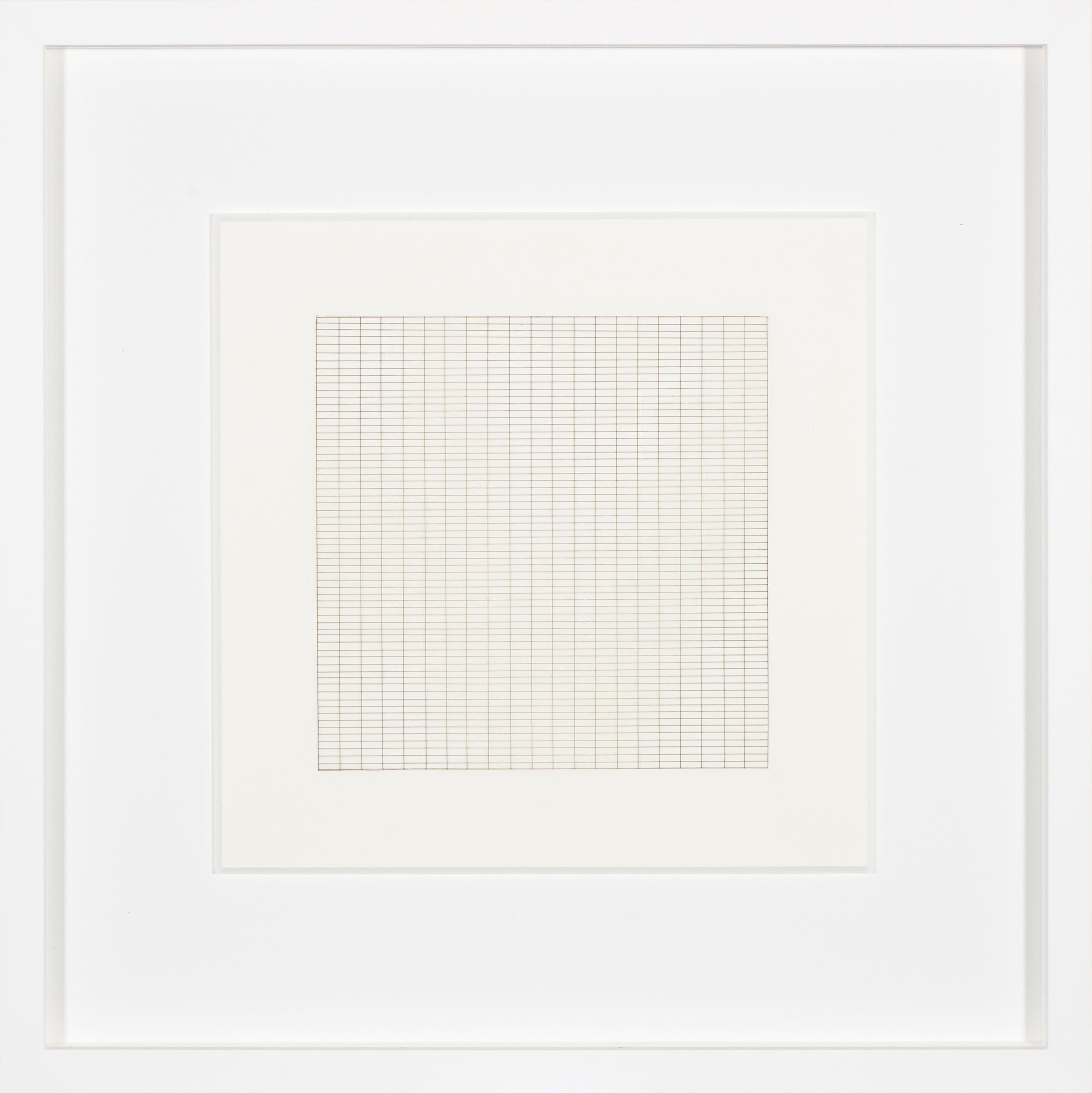 Agnes Martin - Untitled No. 10 For Sale at 1stDibs