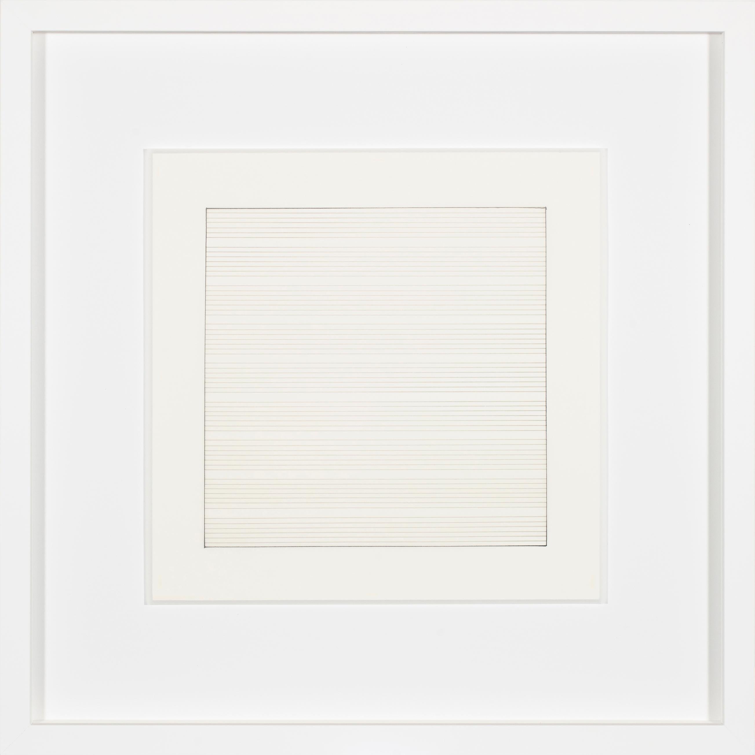 Print Agnes Martin - Sans titre n° 4