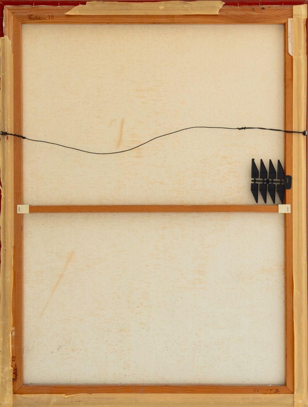 Agnes Preston-Brame (Ungarin/Amerikanerin, XX-XXI), Porträt eines bärtigen Mannes mit einem Martini in der Hand, Öl auf Leinwand, 1984, signiert und datiert unten rechts, schwarzer Rahmen. Bild: 39,5
