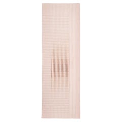 Agnes Runner Pink Contemporary Handwoven Wool Rug