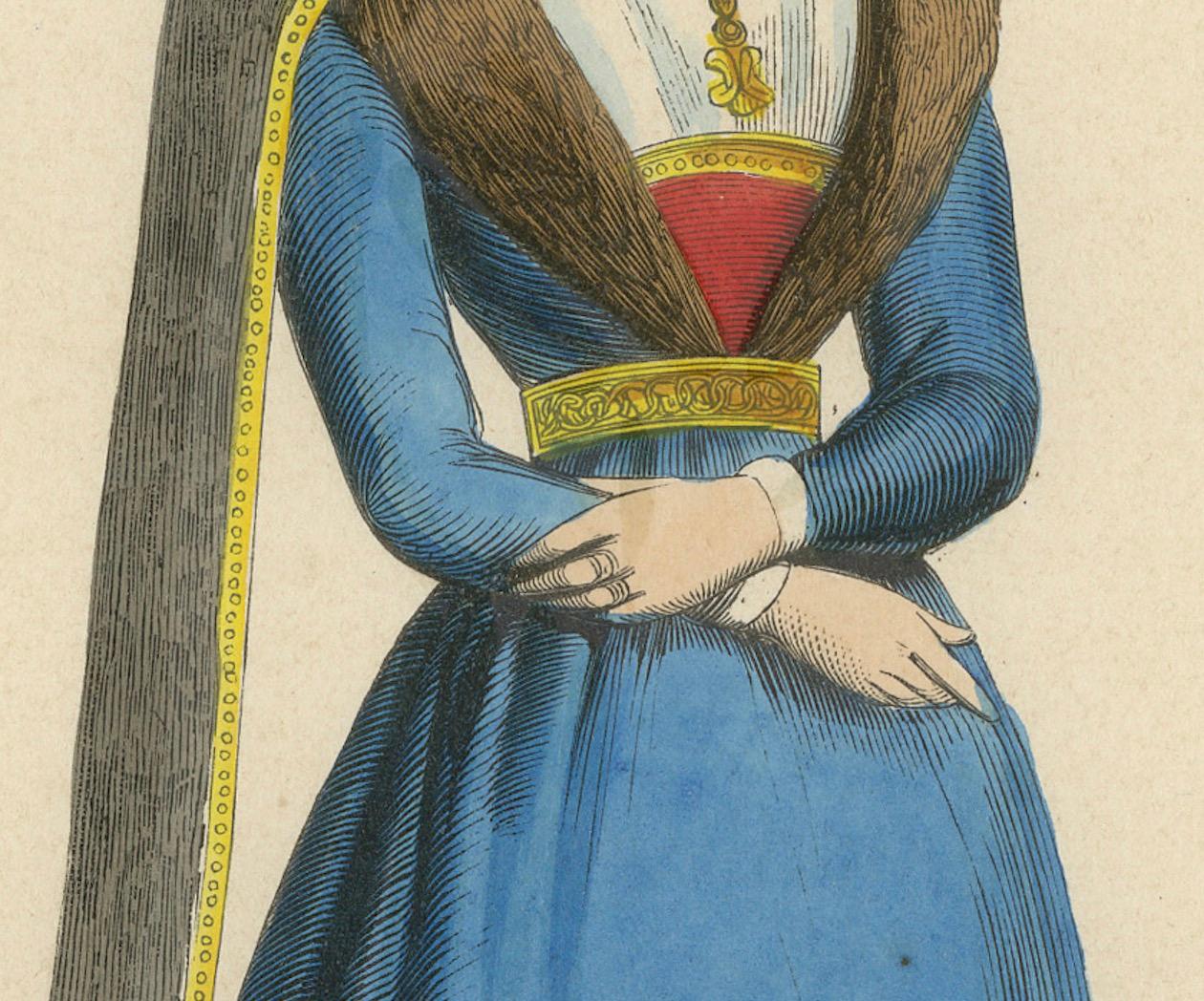Agnes Sorel : Maîtresse de Karel V et grâce de la Cour royale, 1847 Bon état - En vente à Langweer, NL