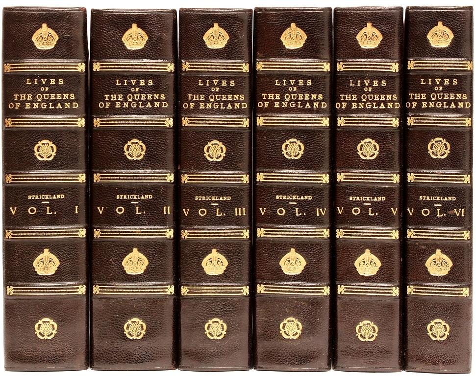 Early 20th Century Agnes Strickland, Lives of the Queens of England, 6 Vols New Revised Edition For Sale