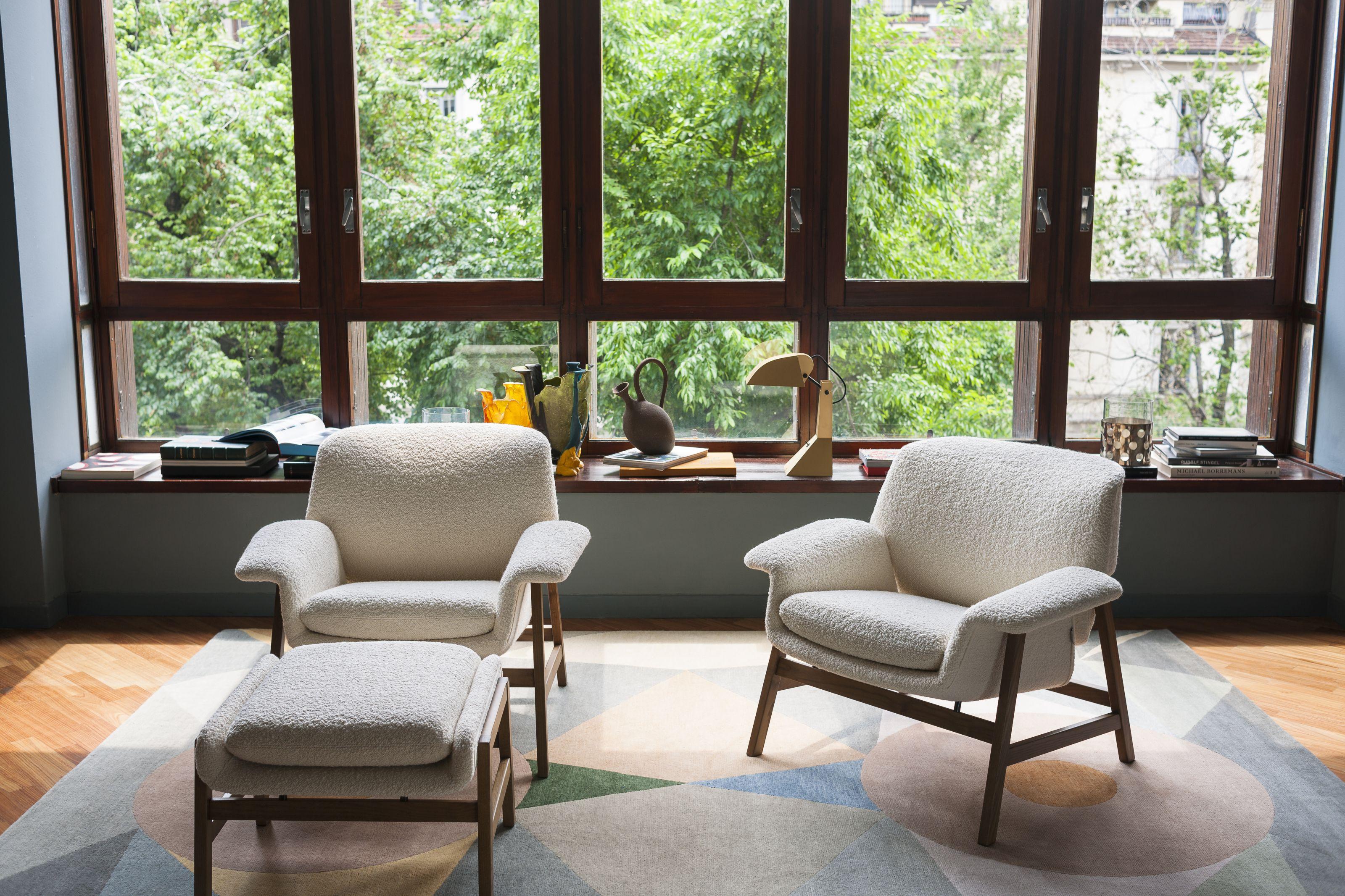 Italian Agnese  – Armchair by Gianfranco Frattini for Tacchini - Ref. Model 849 of 1956 in vendita