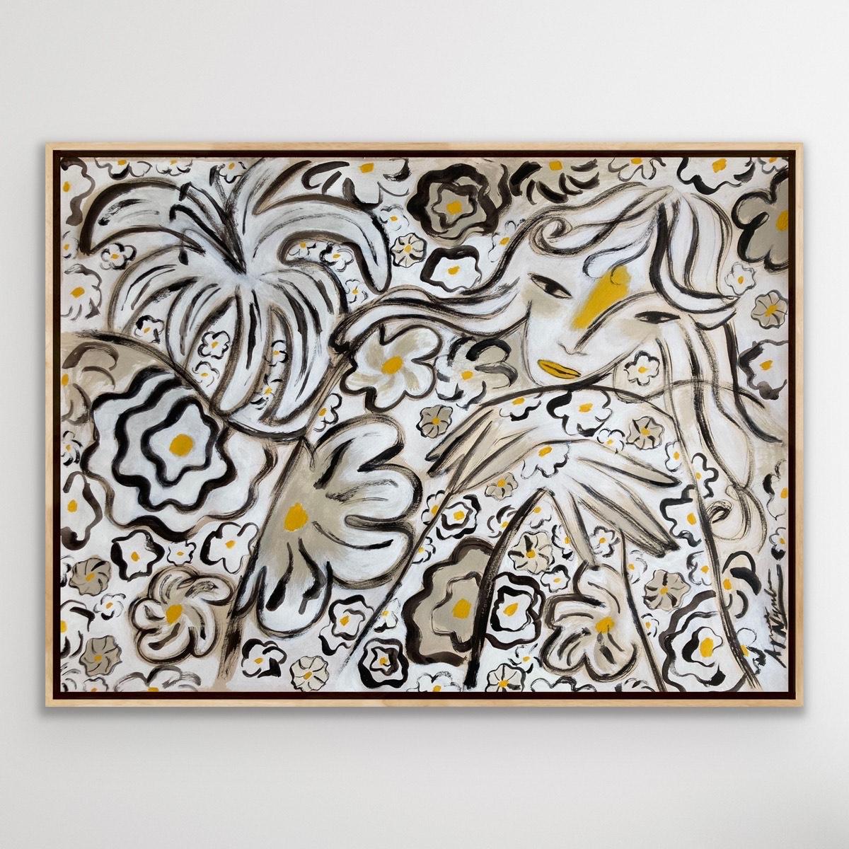 Garden Spirit n. 11, quadro originale, astratto, contemporaneo - Painting Contemporaneo di Agnese Negriba