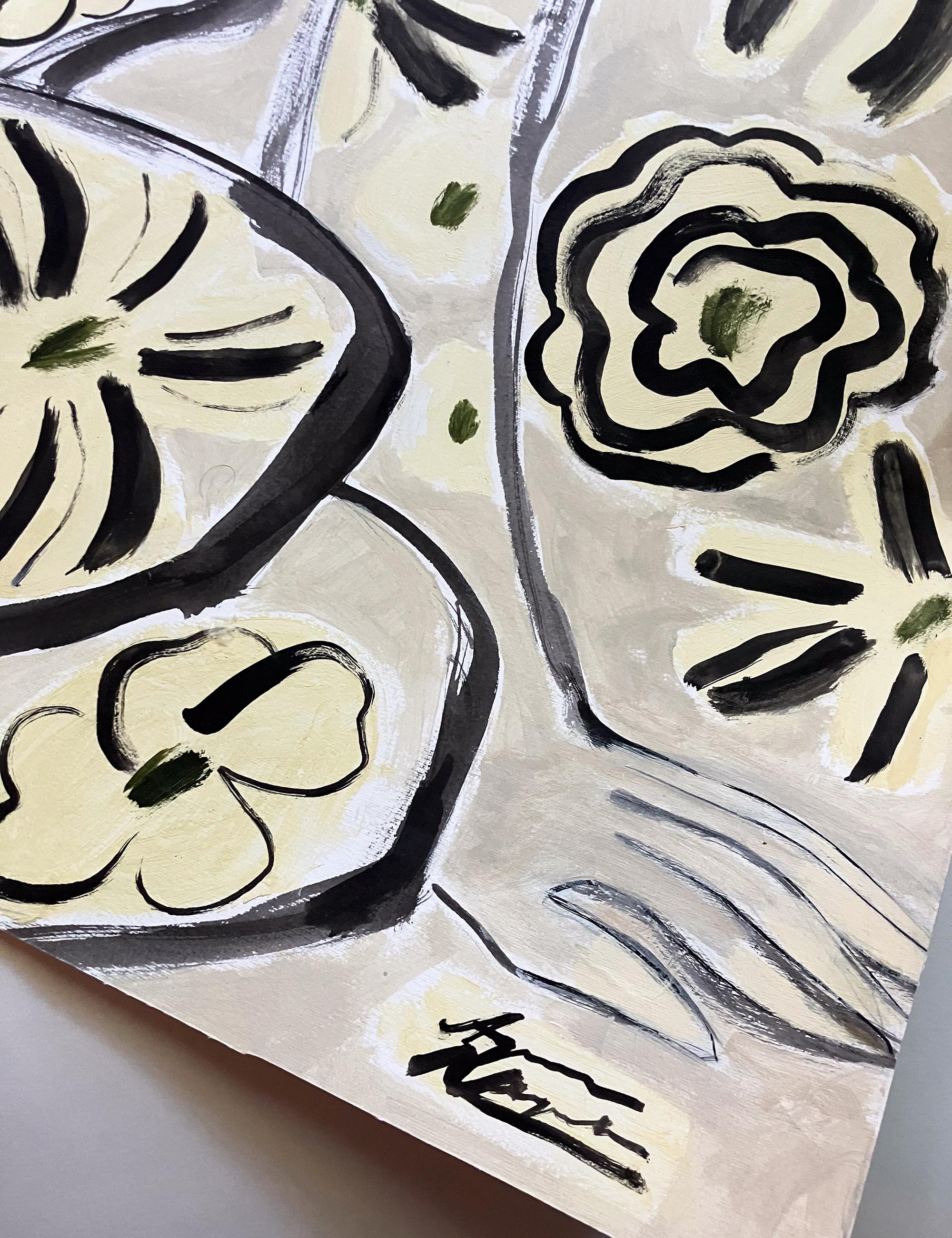 Garden spirit no. 27 & 30, diptych, original painting, contemporary For Sale 1