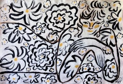 Spirito del giardino n. 9, Arte originale, Donne, Floreale, Arte contemporanea