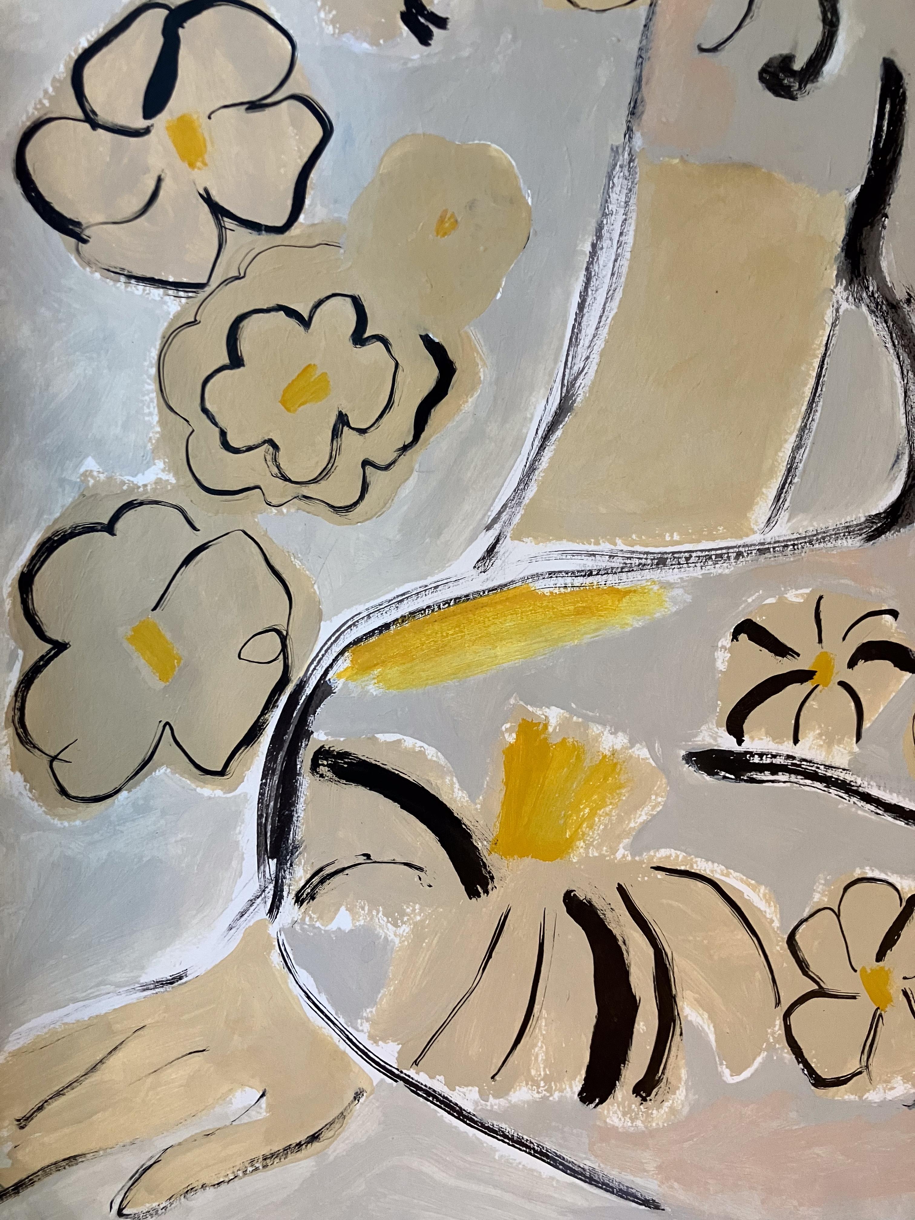 Espíritu de jardín nº 27, pintura original, contemporánea - Painting Contemporáneo de Agnese Negriba