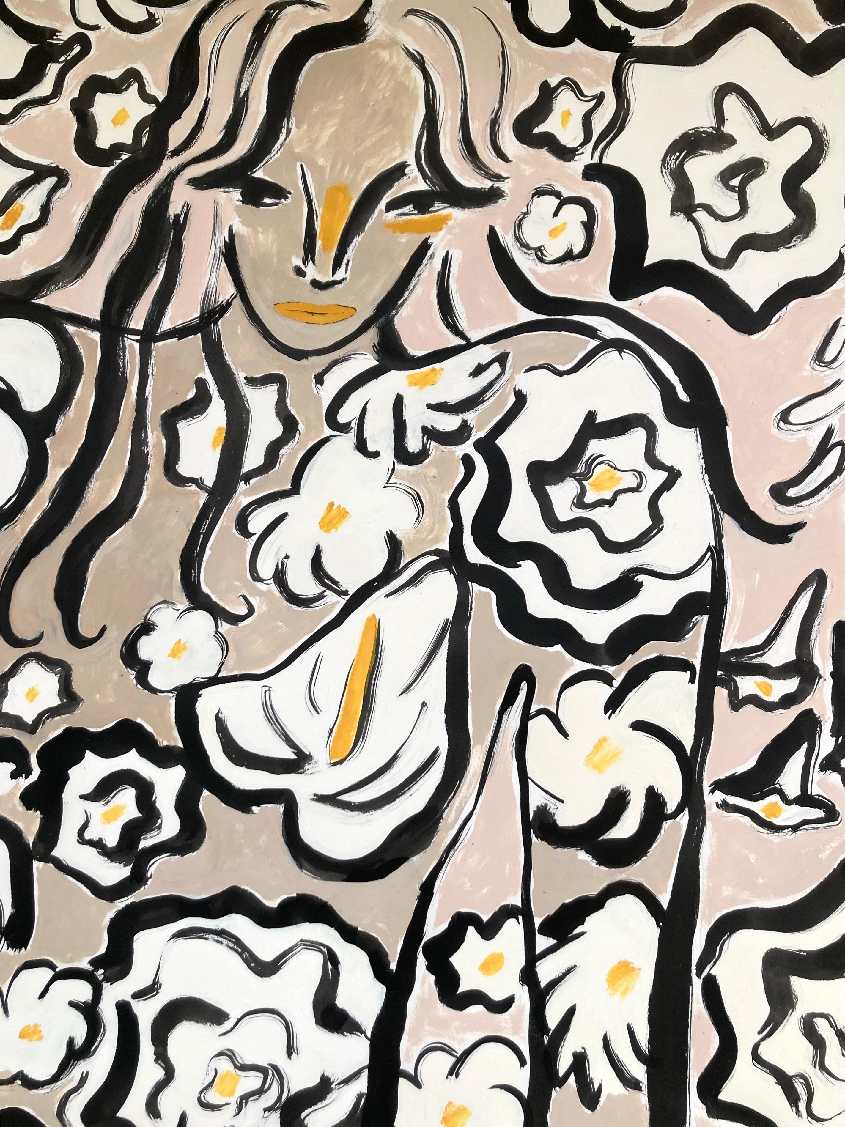 Spirito di Graden n. 26, quadro originale, contemporaneo, astratto, ritratto in vendita 1