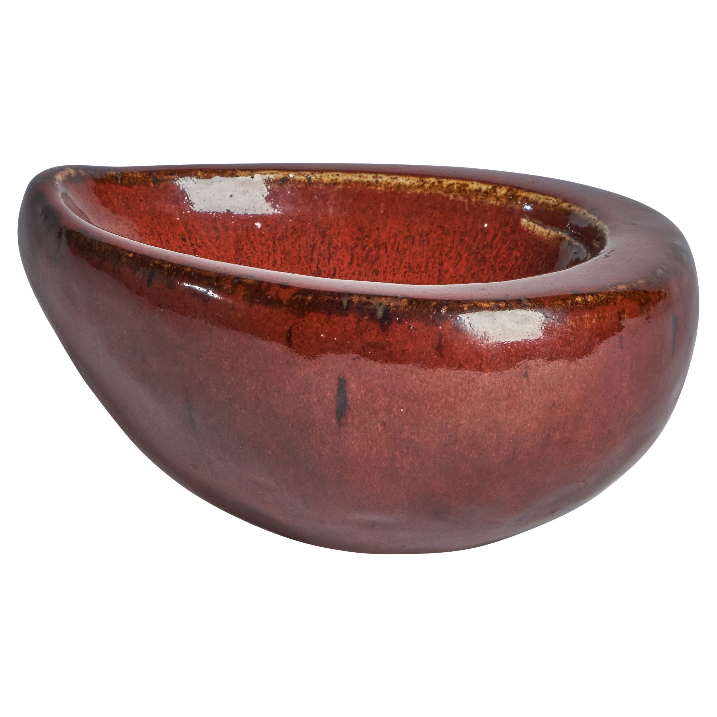 Agnete Jørgensen, Bowl, Stoneware, Denmark, 1960s