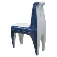Agnethe Jorgensen para B&G Bing y Grondahl Figura de porcelana en forma de estatua de caballo doble