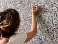 Buongiorno - Pittura concettuale di grande formato, minimalista,  Contemplativo